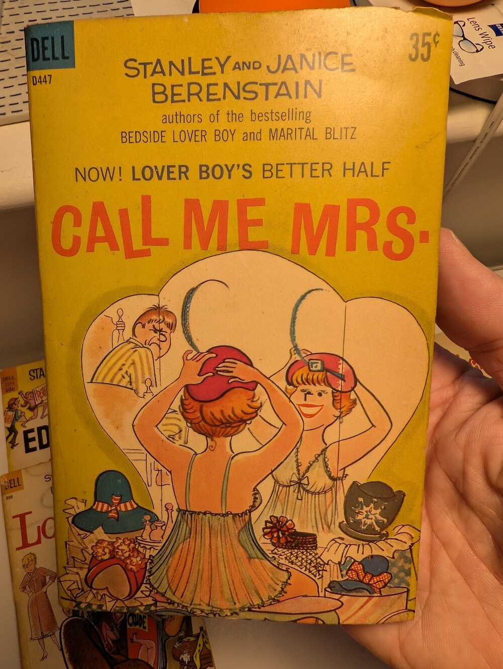 VTG Stan & Jan Berenstain Adult Humor Paperback Lot of 5 Dell Mid-Century Comic - Picture 5 of 16